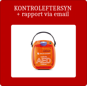 kontroleftersyn shop beholder Cardiolife AED 3100