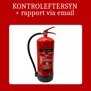 kontroleftersyn beholder ildslukker