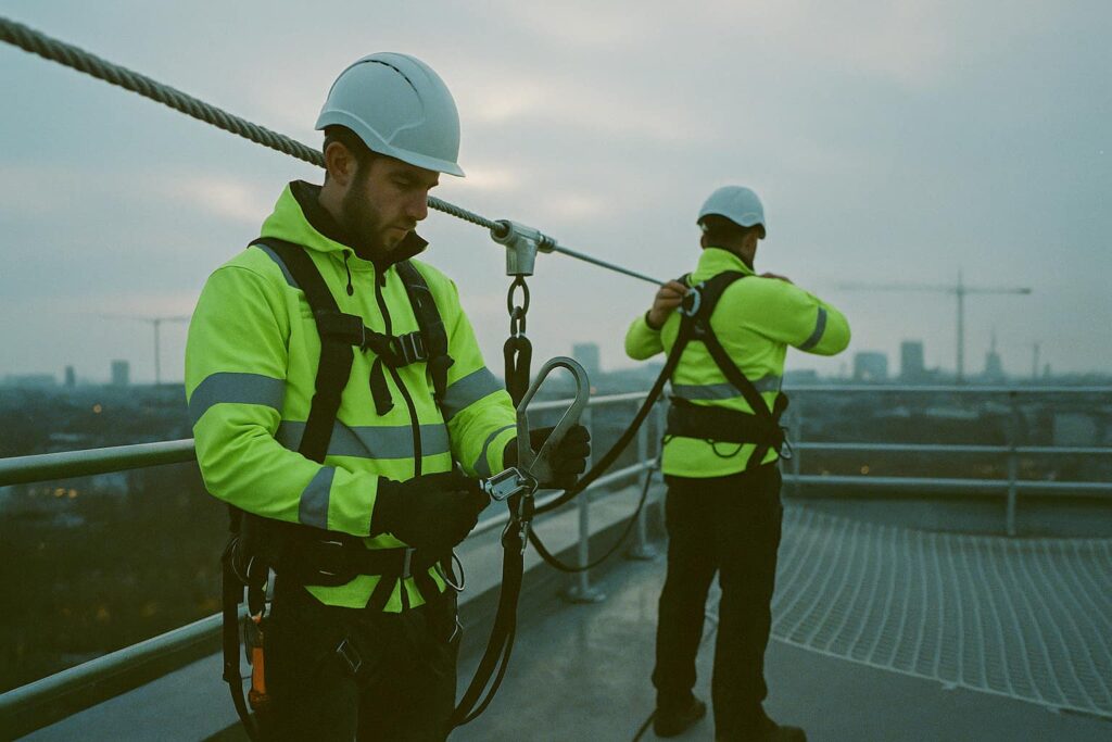 at vejledning faldsikring krav