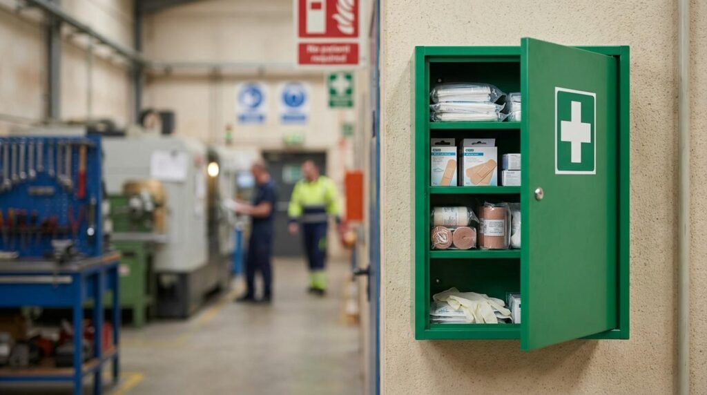 førstehjælpskasse krav