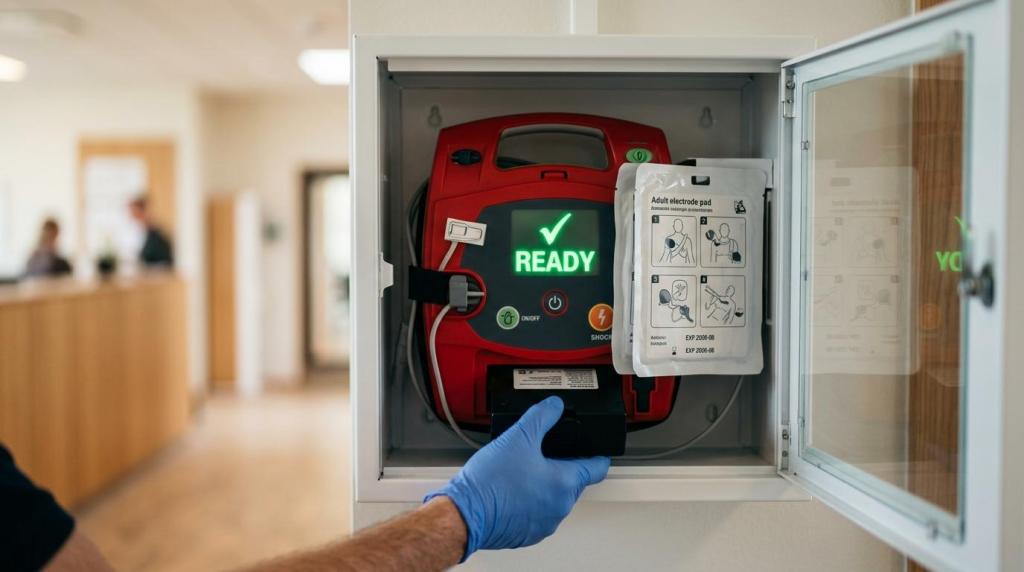 hjertestarter service køge
